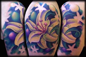Looking for unique  Tattoos? Yellow Lily